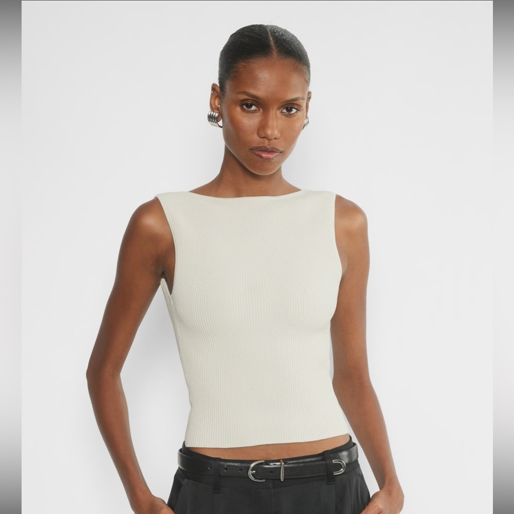 ARITZIA SCULPT KNIT LEASING TOP